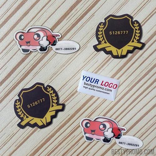 Custom Epoxy Dome Sticker